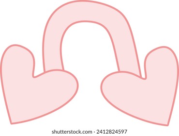 Love cute Hand ziehen Vektorelement