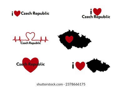 I love Czech Republic. Patriotic Sublimation Bundle 