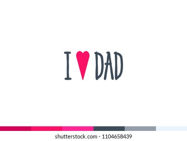 i love dad. fathers day background
