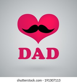 i love dad, happy fathers day