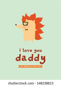 love daddy hedgehog