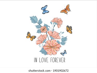 Watercolor Flowers Quotes High Res Stock Images Shutterstock