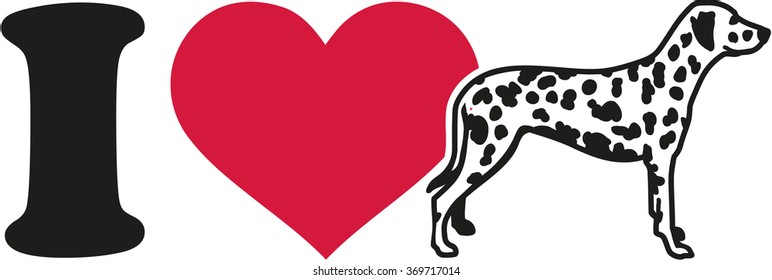 I love Dalmatian icon