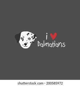 I Love Dalmatians