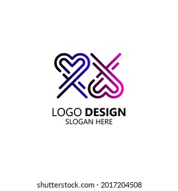 love for dating app logo design	