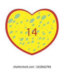 love day background template design