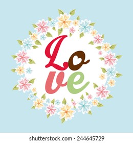 love day design, vector illustration eps10 graphic
