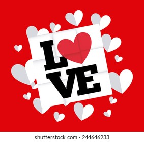 love day design, vector illustration eps10 graphic