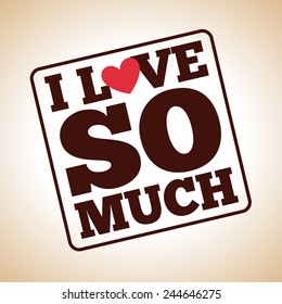 love day design, vector illustration eps10 graphic