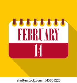 Love day icon. Flat illustration of love day vector icon for web