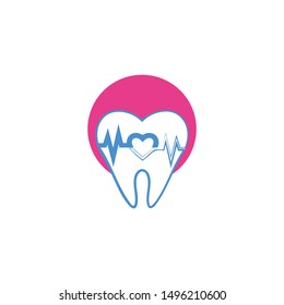 Love Dental Care logo and symbol template icons app