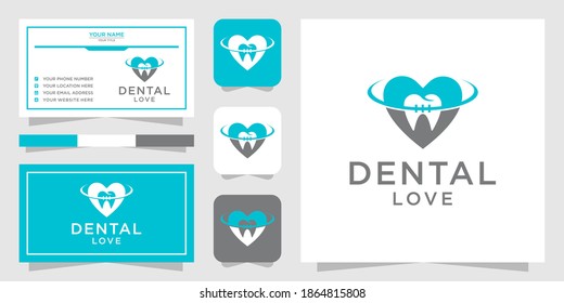 Love Dental Logo Design And Business Card