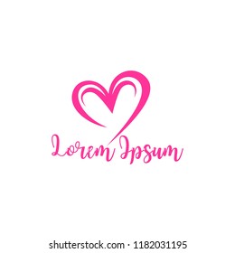 love design logo icon, valentine day, vector ilustration