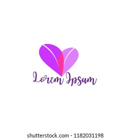 love design logo icon, valentine day, vector ilustration