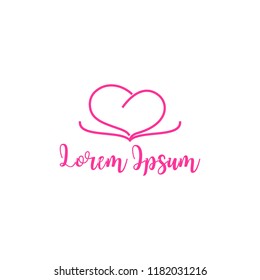 love design logo icon, valentine day, vector ilustration