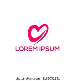 love design logo icon, valentine day, vector ilustration