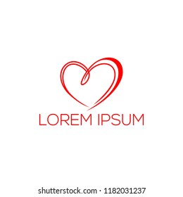 love design logo icon, valentine day, vector ilustration