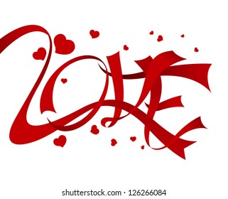 Love design on white background vector illustration