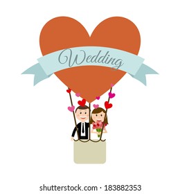 Love design over  background, vector illustration