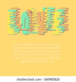 love design over background vector illustration