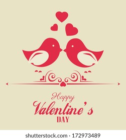 love design over beige  background vector illustration  