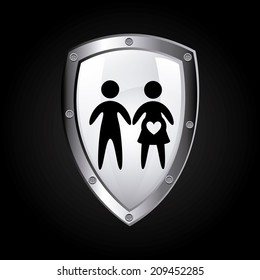 love design over black background vector illustration
