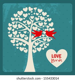 love design over blue background vector illustration 