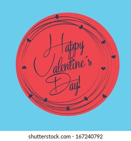 love design over blue  background vector illustration 