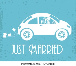Love design over blue background, vector illustration