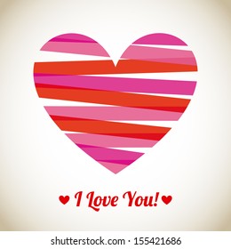 love design over  bronze background vector illustration 