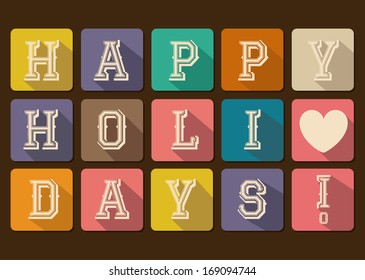 love design over brown background vector illustration 