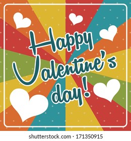 love design over dotted   background vector illustration  
