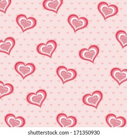 love design over dotted background vector illustration  