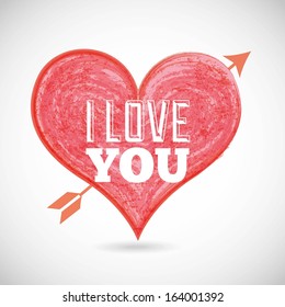 love design over gray background vector illustration 
