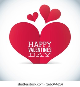 love design over gray  background vector illustration 