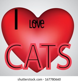 love design over gray  background vector illustration 