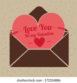 love design over  gray background vector illustration  