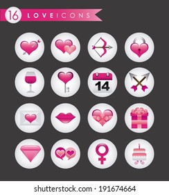 Love design over gray background, vector illustration