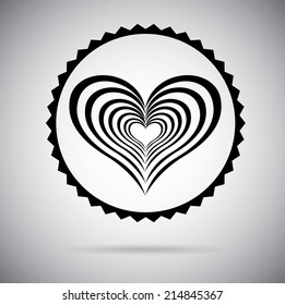 love design over gray background vector illustration 