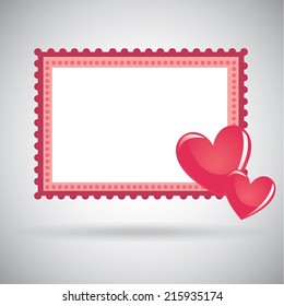 love design over  gray background vector illustration