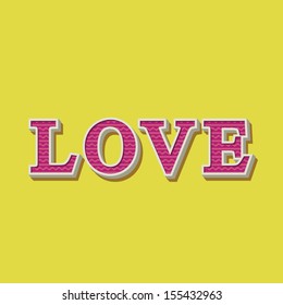 love design over green background vector illustration 