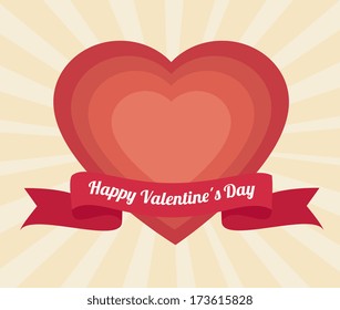 diseño de amor sobre la ilustración vectorial de fondo grueso  