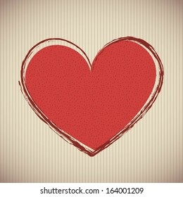 love design over lineal background vector illustration 