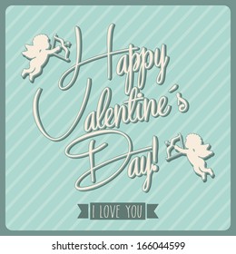 love design over  lineal background vector illustration 