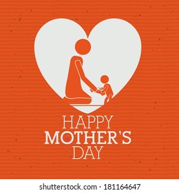 love design over lineal background vector illustration  