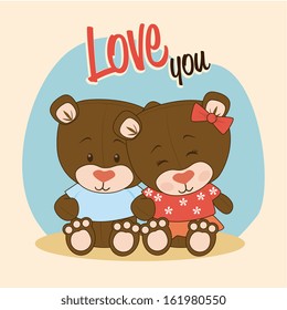 love design over pink background vector illustration