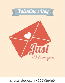 love design over  pink  background vector illustration 