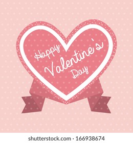 love design over  pink   background vector illustration 