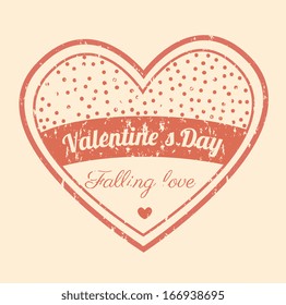 love design over pink   background vector illustration  