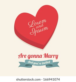 love design over pink   background vector illustration 